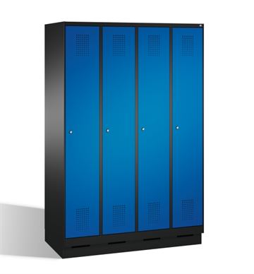 Omklædningsskab Evolo Plus 4 rum B 120 cm