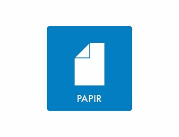 Sorteringsmærker - Papir - Affaldssortering