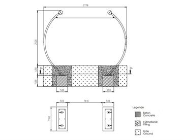 Parkour Dux Monkey Bar - Specifikationer