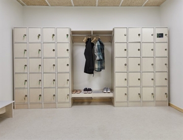 Inspiration til Duno garderobe / personaleskabe