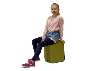 Hockidu Siddepuf - Polstret skammel god til børn og voksne i institutioner