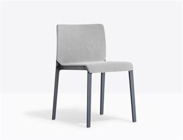 Volt stabelbar stol med polstret sæde