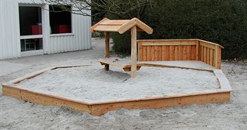 Mudderkøkken / butik - Tilbehør til sandkasser - her uden hylder