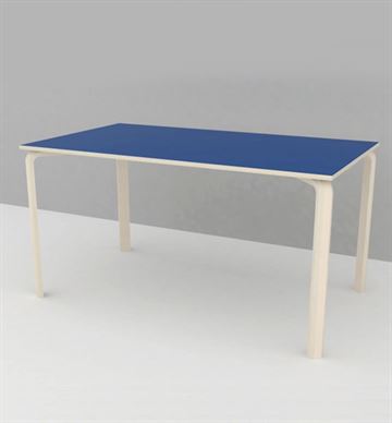 Institutionsbord med laminat, 80x140 cm. Velegnet som børnehavebord mv.