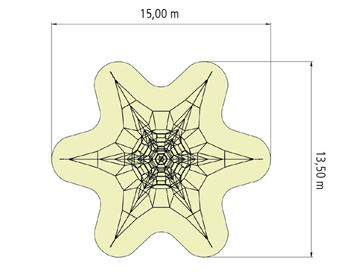 HUCK Klatrepyramide Spider 8