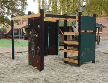 Midi Aktivitetscenter - Sjov klatreborg til legepladsen - Minimal vedligeholdelse