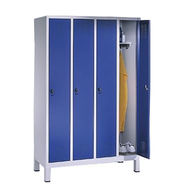 Omklædningsskab Evolo Plus 4 rum B 120 cm
