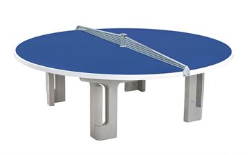 Bordtennisbord Rondo-2 - Rundt bordtenisbord til udendørs brug