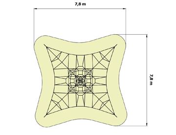 HUCK Klatrepyramide Spider 4