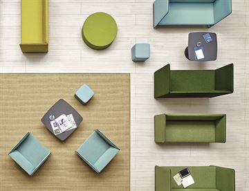 Puffer - lounge miljøer i italiensk design