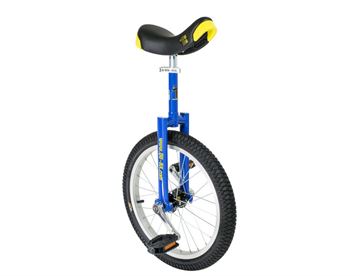 QU-AX 18" Unicycle blå med sort dæk - God ethjulet cykel for begyndere