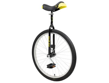 QU-AX 26" Unicycle - Ethjulet cykel med sort stel og dæk