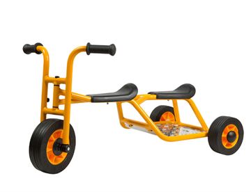 Rabo Mini Runner Taxi - løbecykel med to sæder, 1-4 årige