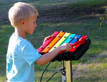 Rainbow Metallofon - Lille xylofon - Udendørs musikinstrumenter