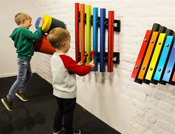 Rainbow Trio Ensemble - Vægmonterede musikinstrumenter perfekt til børnhaver, vuggestuer mv