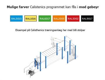 Mulige Ral farver - Farvetillæg mod gebyr