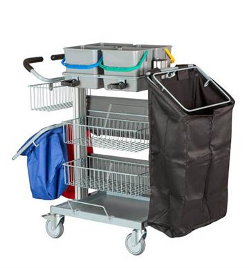 Rengøringsvogn Exclusive Microfiber fra Tina Trolley