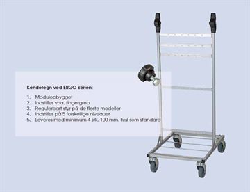 Rengøringsvogne - ERGO Serien fra Tina Trolley