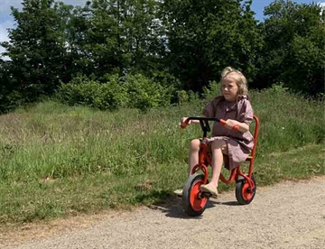 Kædeløs cykel fra Rose Cykel m. ballondæk. Institutionscykel