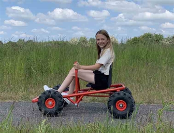 Go-kart fra Rose Cykler med justerbar sæde - Alder 5-50 år.