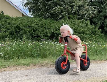 Løbecykel med punkterfrie PU-dæk (Ballon dæk) - Rose Cykler