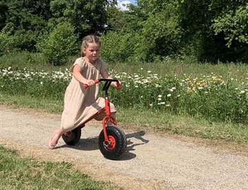 Løbecykel Maxi fra Rose cykler - 3 - 7 år. Institutionskøretøj