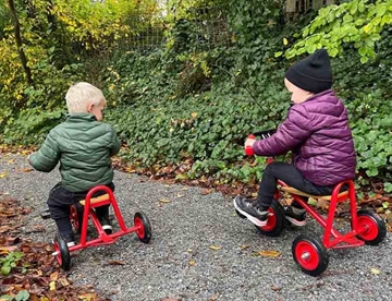 Trehjulet cykle fra Rose Cykel - 3-5 år.