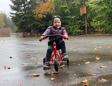 Trehjulet cykle fra dansk Rose Cykel - 3-5 år.