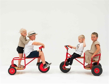 Sjove cykler til legepladsen i retro stil - Institutionskøretøjer fra danske Rose Cykler