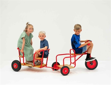 Tre-hjulet cykel med platform fra Rose Cykler - Dansk produceret