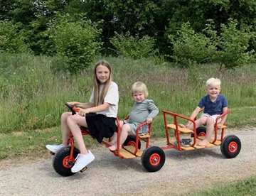 Trehjulet cykel fra Rose cykler til 4-10 årige