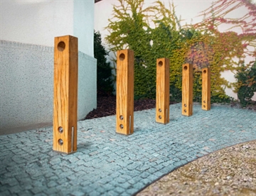 INSPIRATION - Modulære Park og byrumsmøbler - RUNA Cykel parkering / pullert