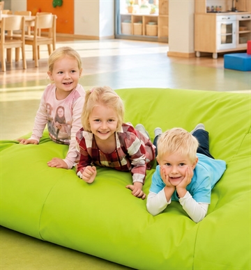 Sækkepude 200x200x30 cm - Stor sækkestol god til institutioner