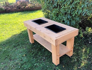 Sand / Vand legebord til legepladsen - God som ude legekøkken / Mudderkøkken