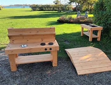 Mudderkøkken - Udendørs legekøkken i træ - Dansk produceret