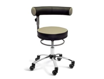 Sanus air Stol - Ergonomisk stol med luftpude - Sort/Beige Kunstlæder