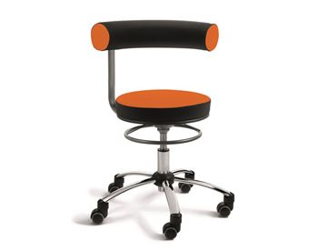 Sanus ergonomisk stol med roterbar ryglæn - velegnet arbejdssituationer i institutioner mv