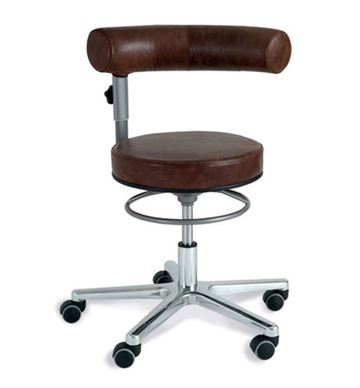 Sanus eksklusive arbejdsstol - Ergonomisk stol med roterende og højderegulerbar ryglæn / armlæn