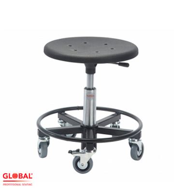 Sigma stol m. fodring Ø40 cm - Sigma taburet / montørstol (400RS) - Global stole