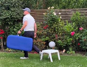 Foldbart sæde til ude og inde, nem at tage med på farten