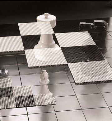 Store skakfelter - til udendørs spil som Gigantskak og Dam