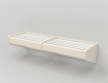 Personalegarderobe skohylde - Væghængt