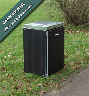 Skraldespand 110 L, Udendørs Affaldsspand model Universal