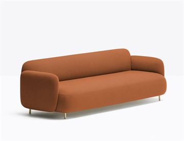 3 personers sofa med armlæn fra Buddy loungeserie