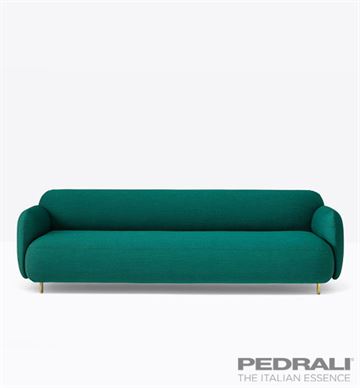 Buddy 3 personers sofa med armlæn fra Pedrali