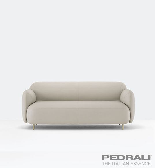 Buddy 2 personers sofa fra Pedrali - Loungesofa med armlæn 