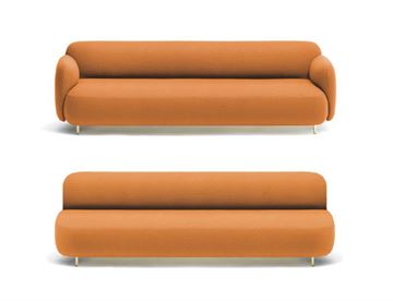 Buddy 3 personers sofa med eller uden armlæn - Loungesofaer fra Pedrali