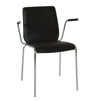 Konferencestol til bordophæng - Spela stol med armlæn