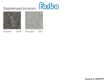 Farvekort - støjdæmpende linoleum