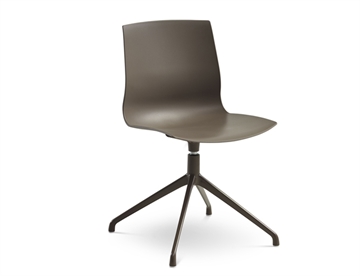 Stol m. drejestel (Swivel) - Her farve Brown